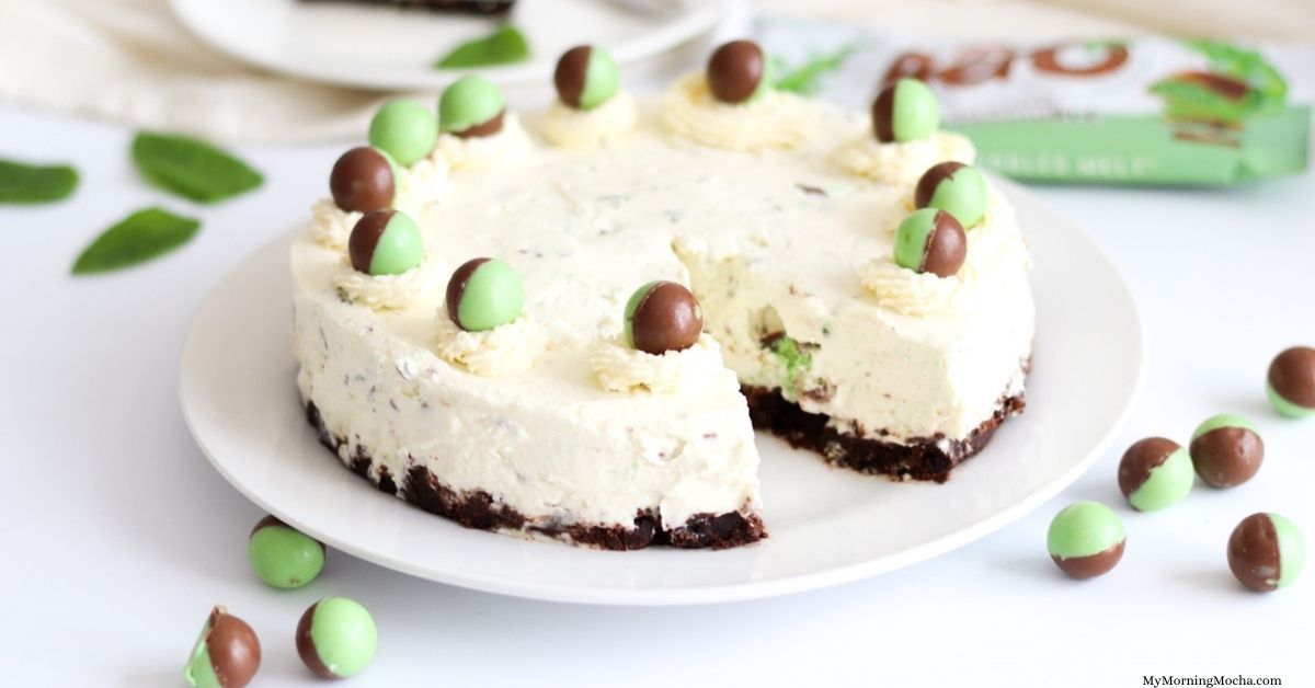 Mint Aero Cheesecake No Bake Recipe My Morning Mocha