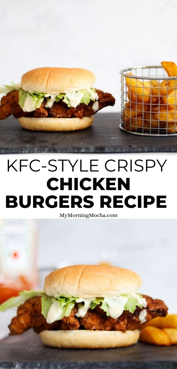 Chicken Fillet Burger (KFC Style) My Morning Mocha