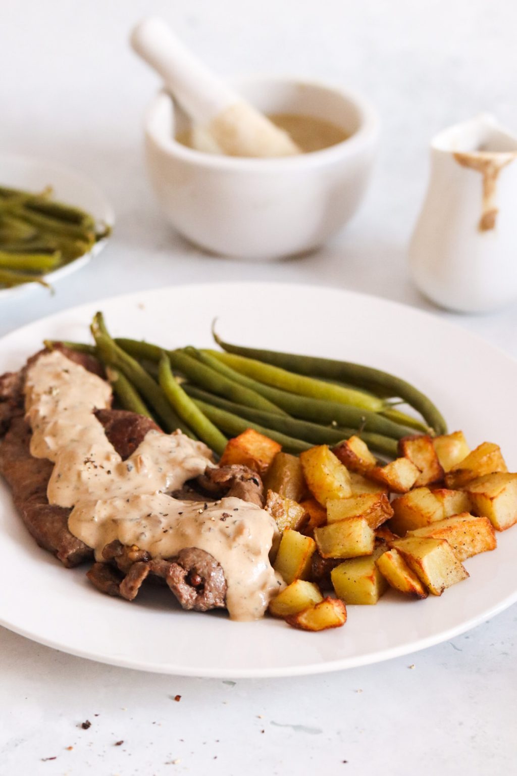 Peppercorn Sauce With Creme Fraiche My Morning Mocha