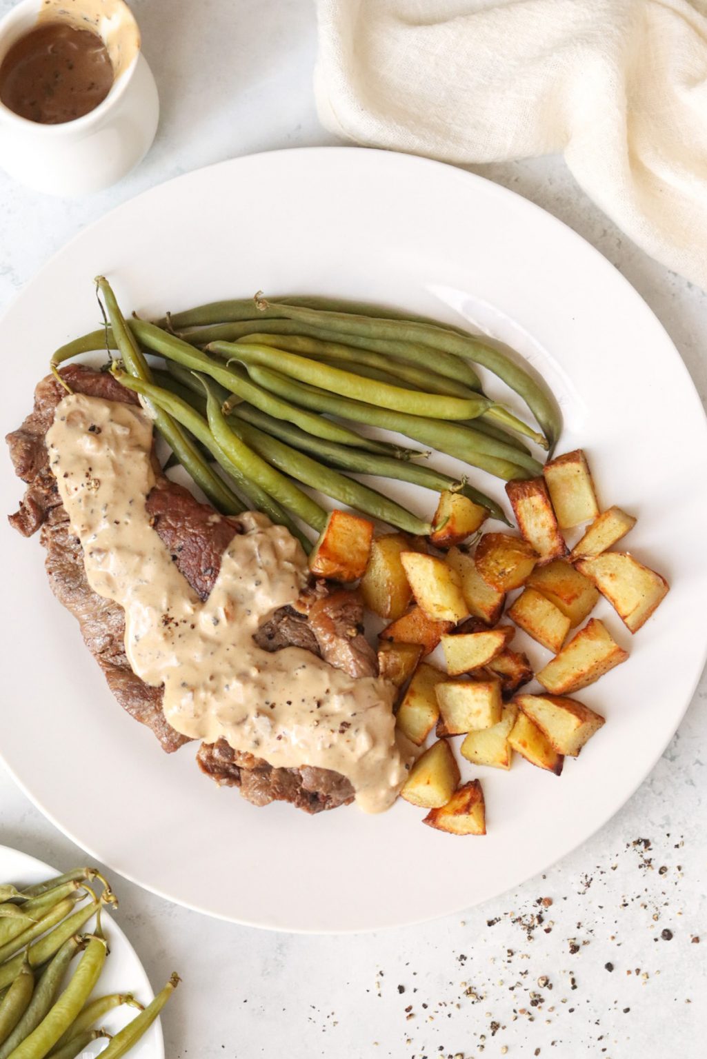 Peppercorn Sauce With Creme Fraiche My Morning Mocha