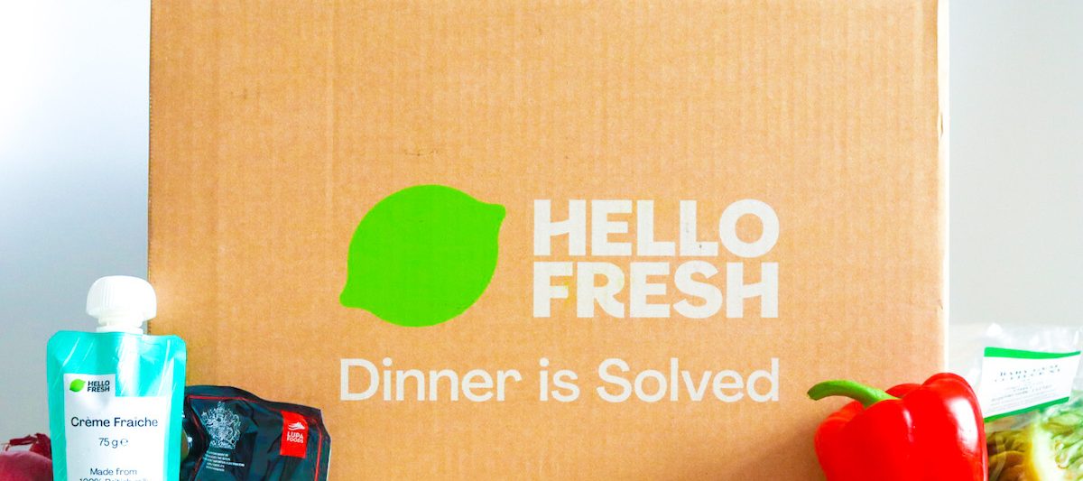 HelloFresh Box And Ingredients