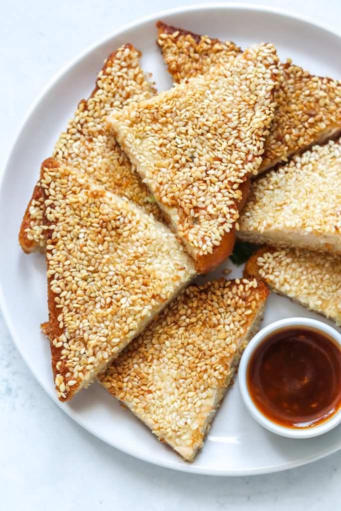 Sesame Prawn Toast Recipe My Morning Mocha
