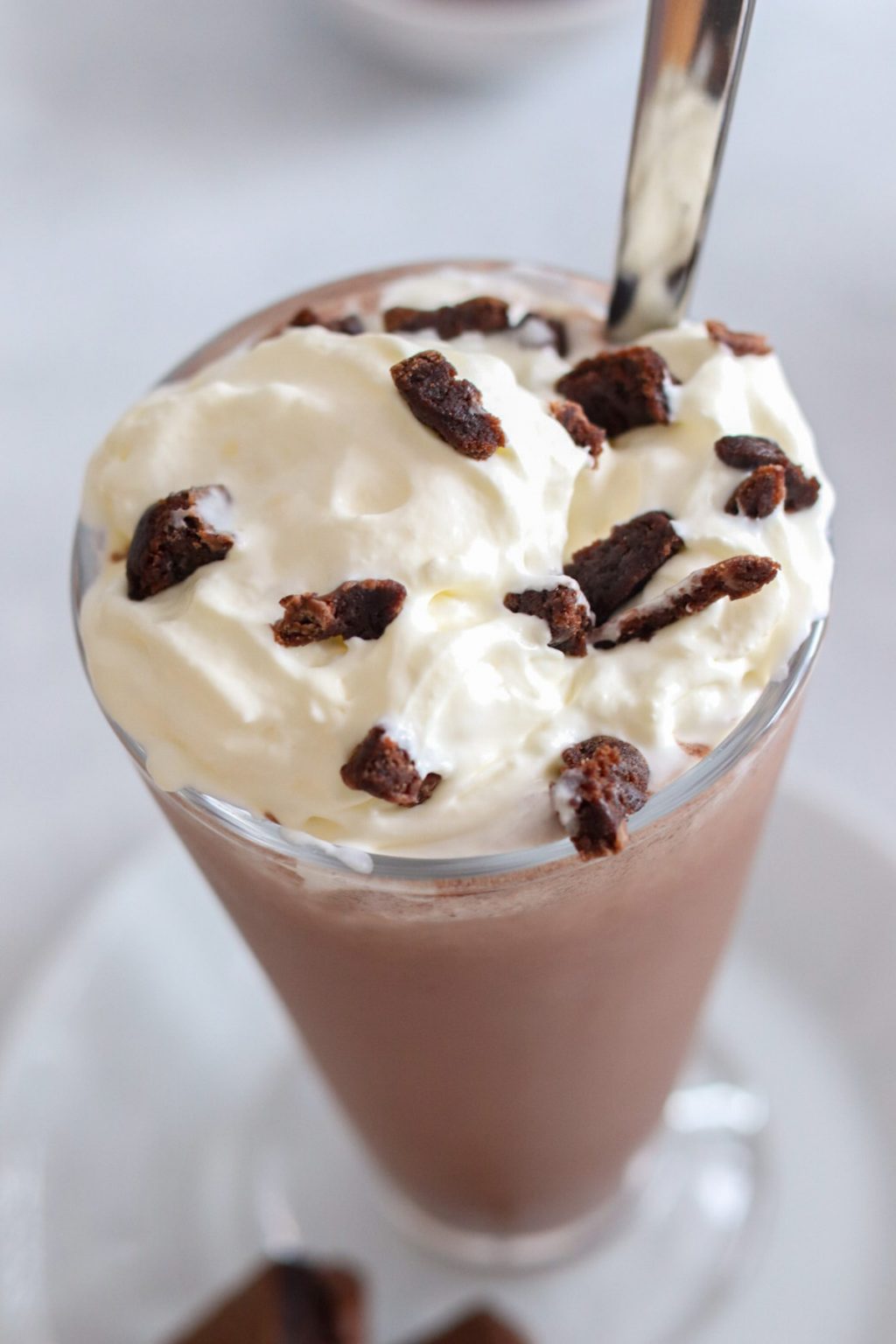 Chocolate Fudge Brownie Milkshake My Morning Mocha