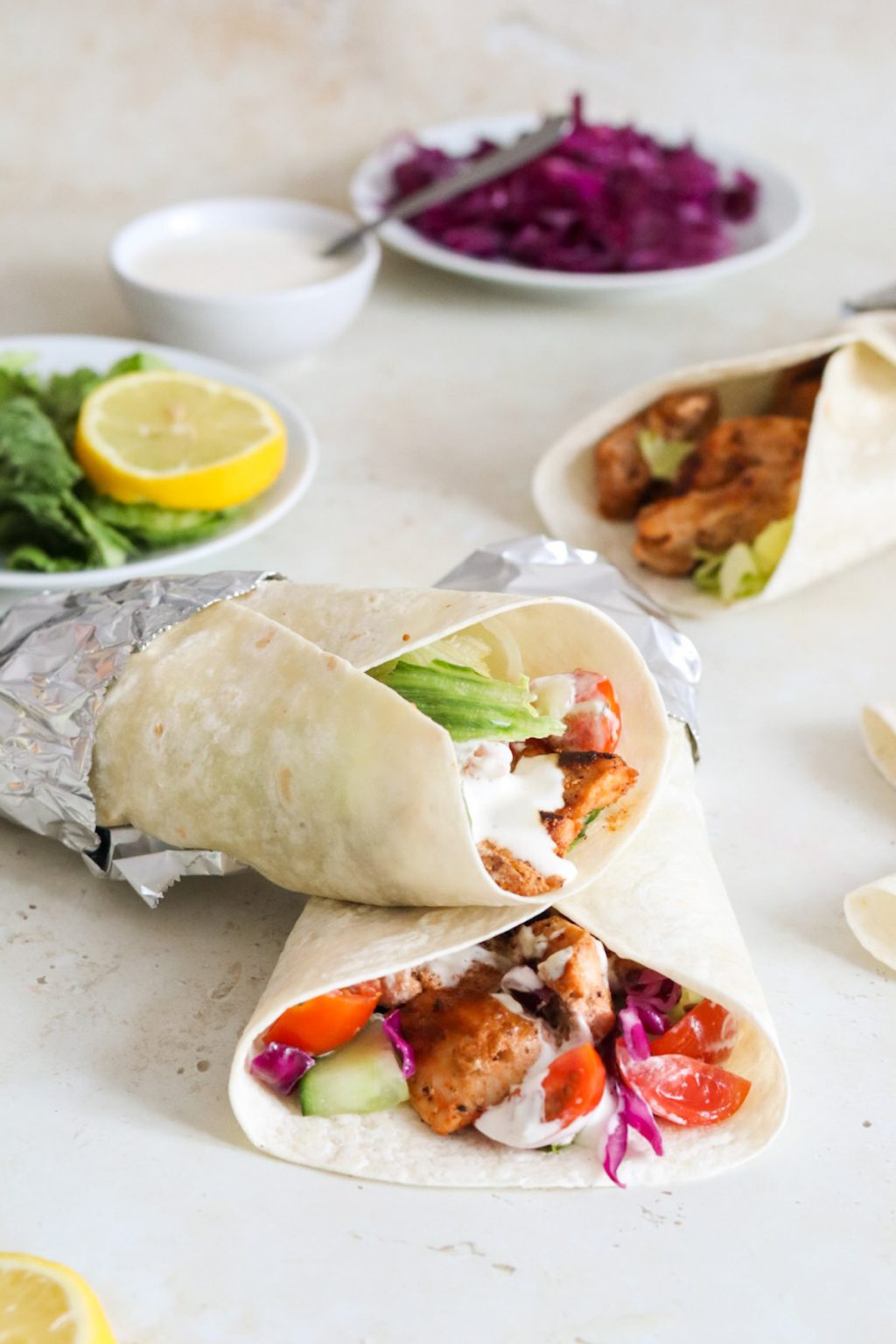 Chicken Shish Kebab Wraps (Roll) My Morning Mocha