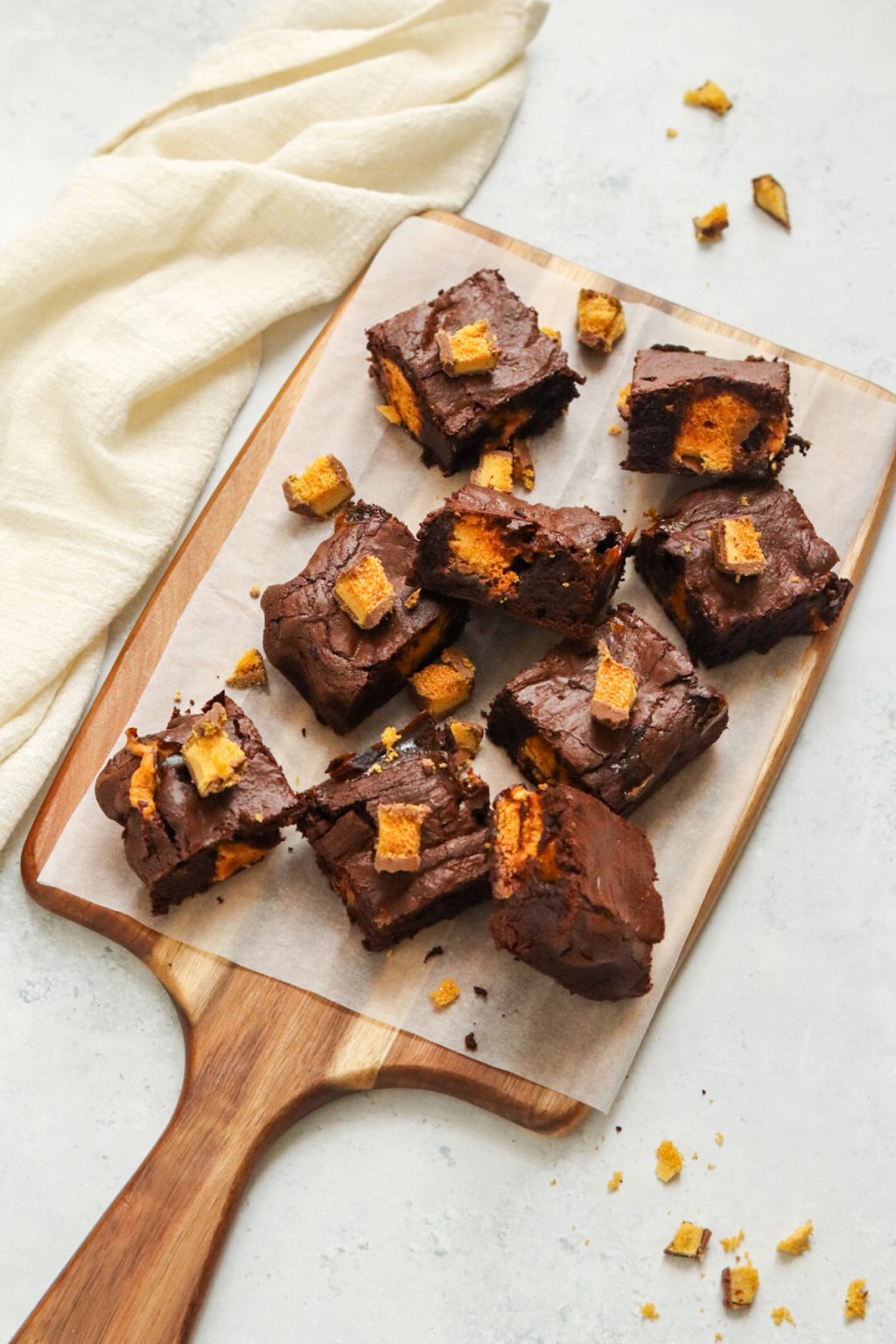 Crunchie Brownies! My Morning Mocha