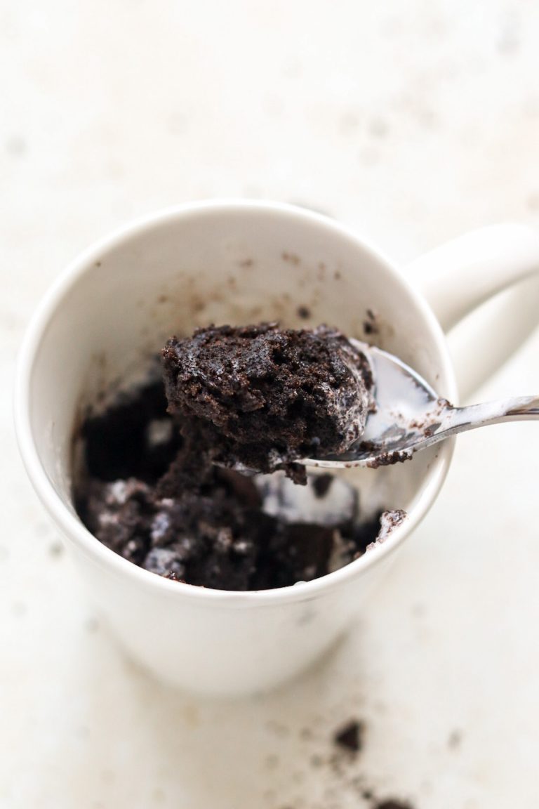 Oreo Mug Cake (Only 2 Ingredients) - My Morning Mocha