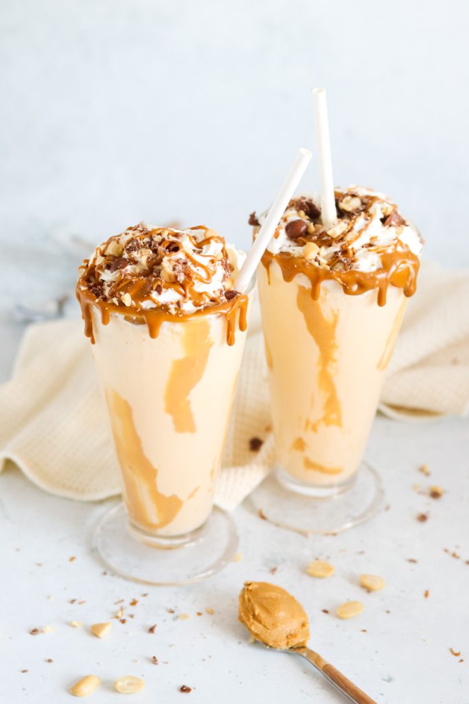 Peanut Butter Milkshake Recipe (The Best) My Morning Mocha