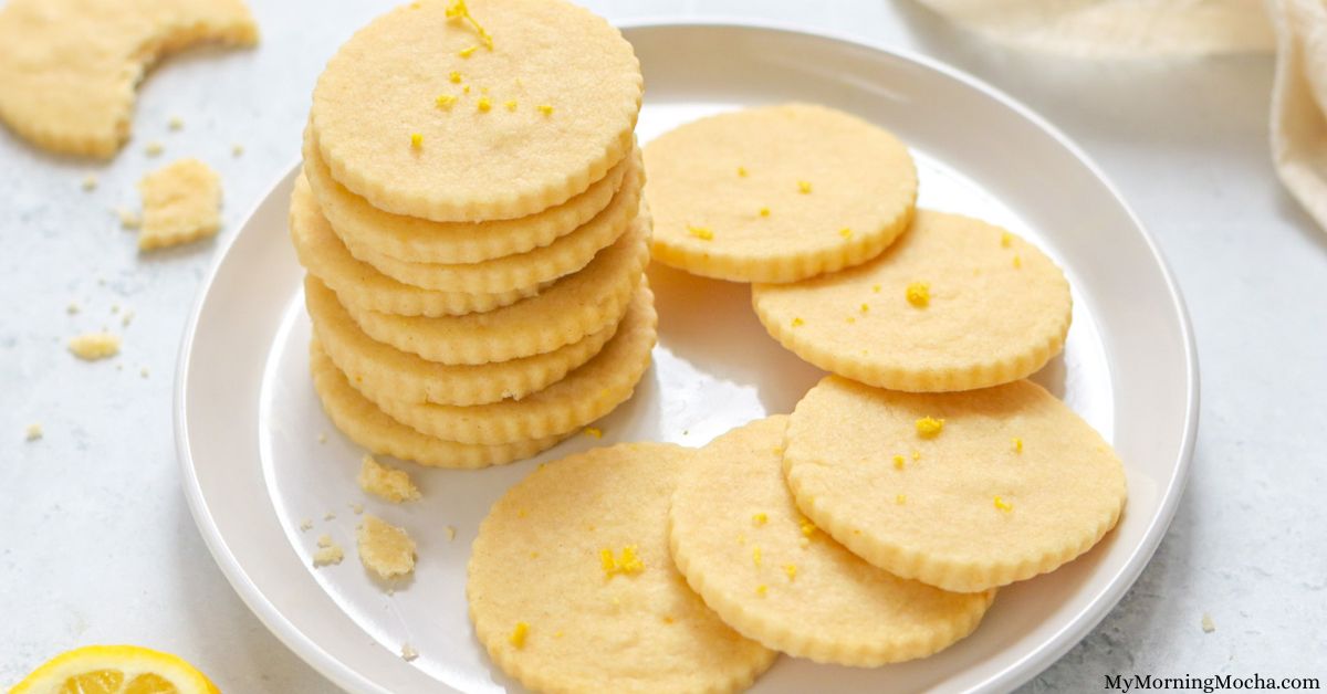 Lemon Biscuits (Easy Shortbread Biscuits) My Morning Mocha