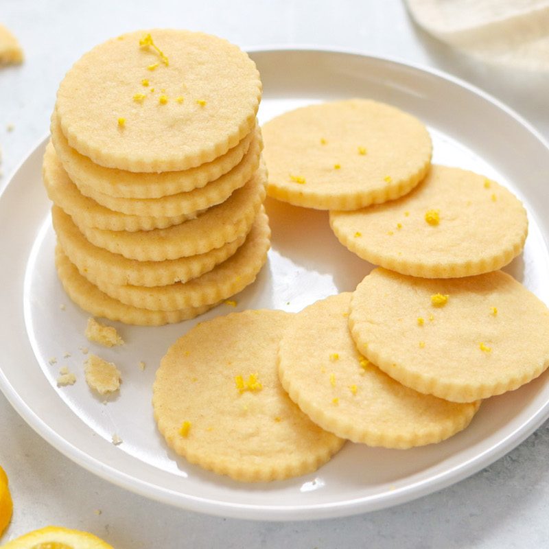 Lemon Biscuits (Easy Shortbread Biscuits) My Morning Mocha