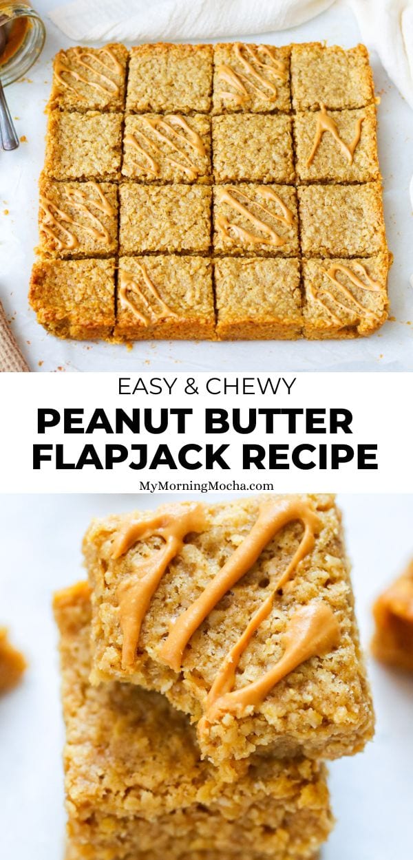 Peanut Butter Flapjacks (With Golden Syrup) My Morning Mocha