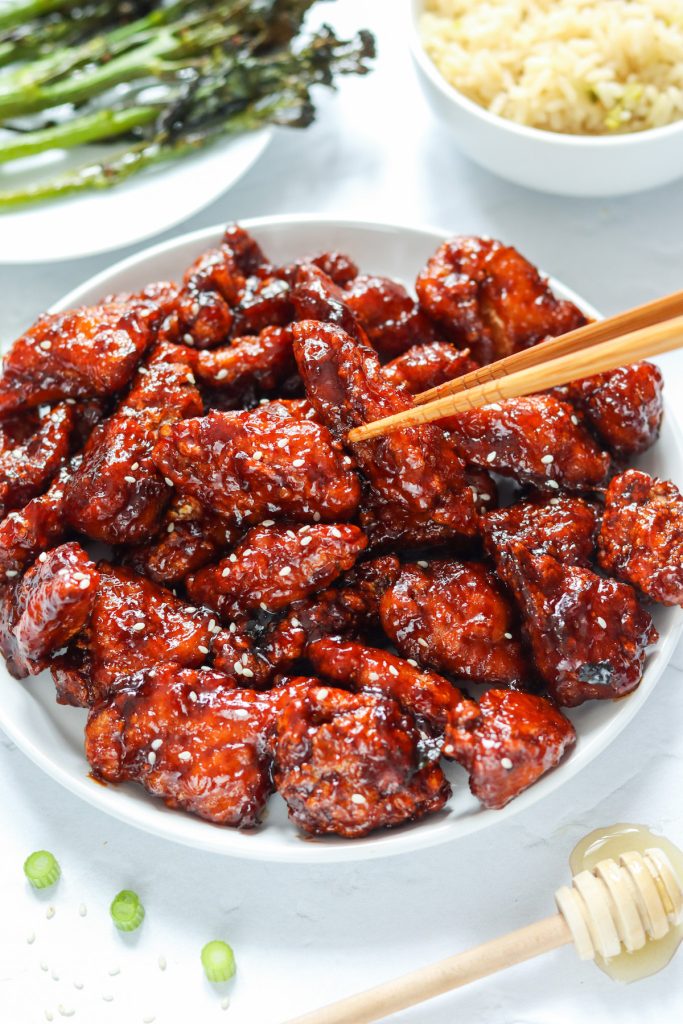 Sticky Honey Chilli Chicken Recipe My Morning Mocha