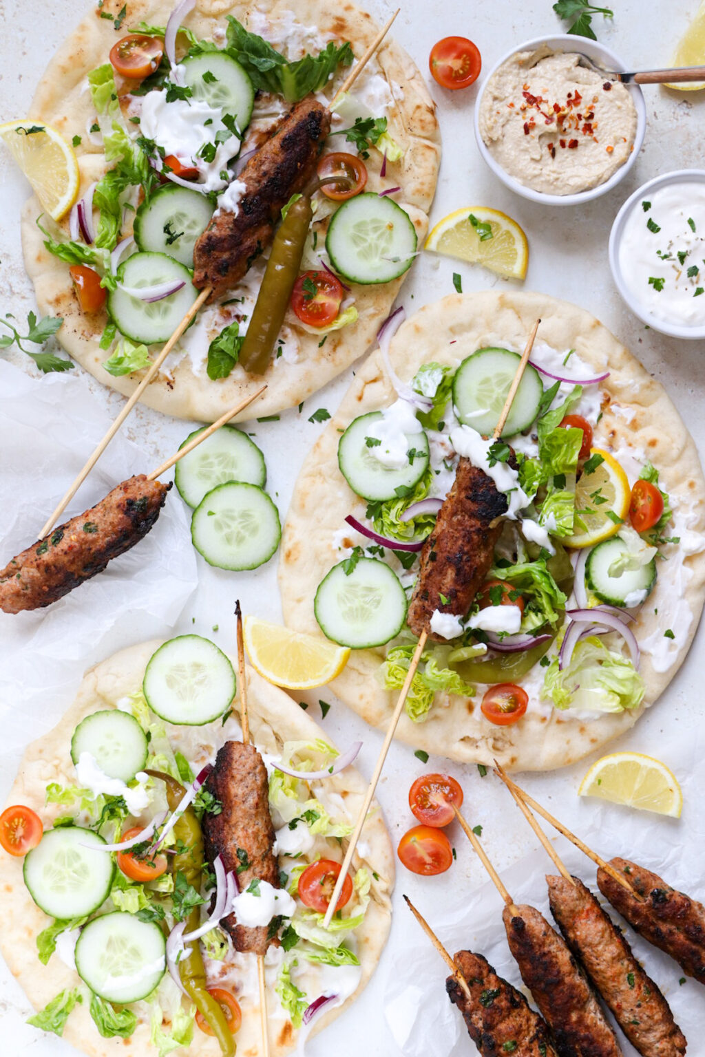 Lamb Kofta Wraps (With Garlic Sauce) My Morning Mocha