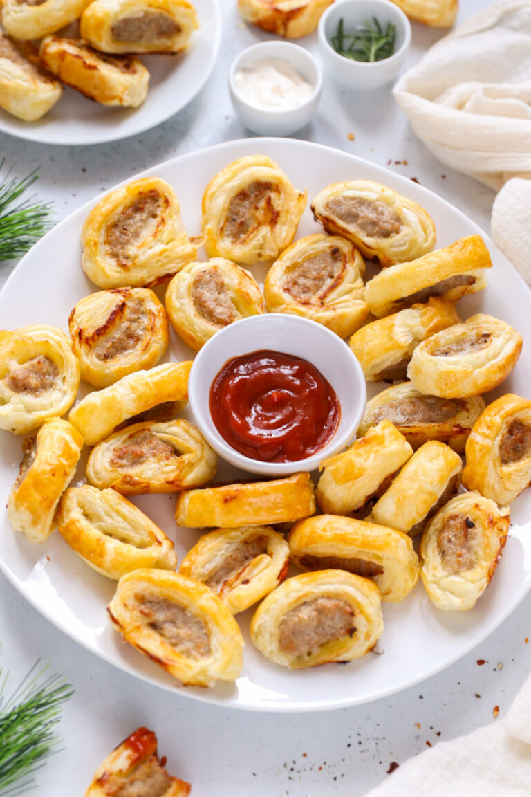 Mini Sausage Rolls (Perfect For Parties) - My Morning Mocha