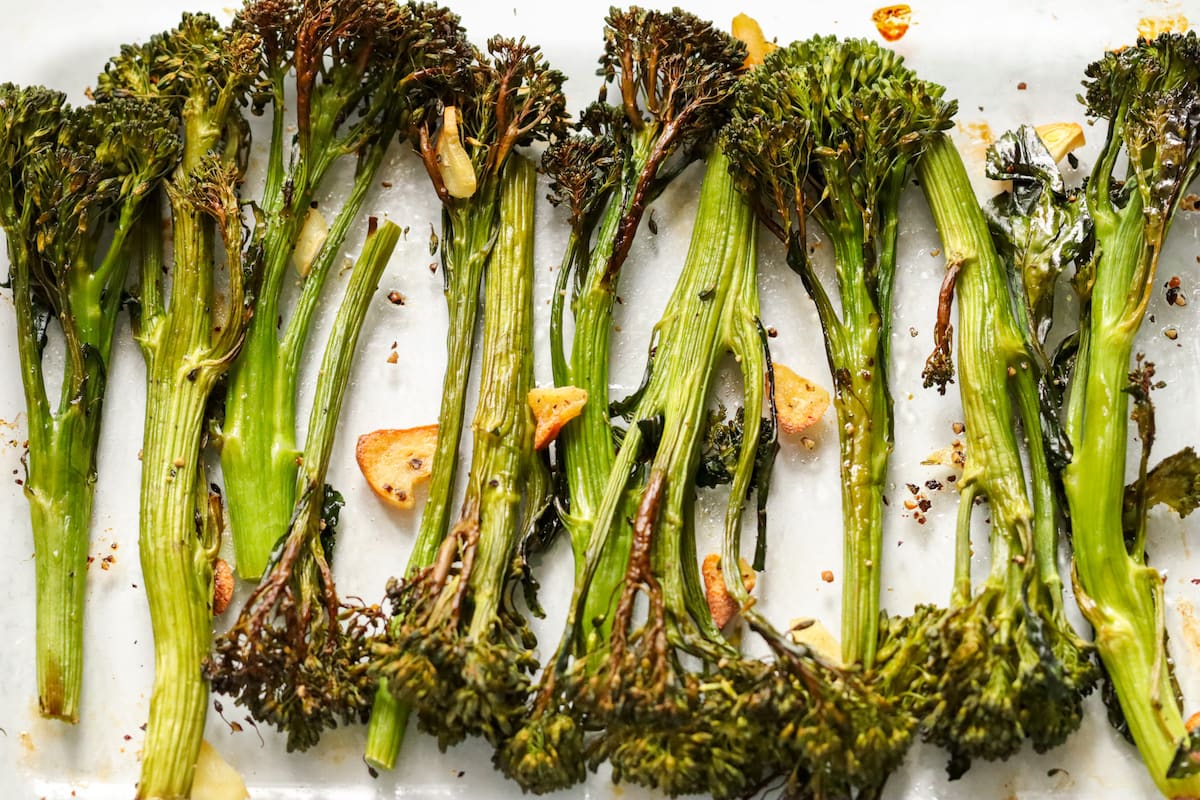Roasted Tenderstem Broccoli With Garlic My Morning Mocha