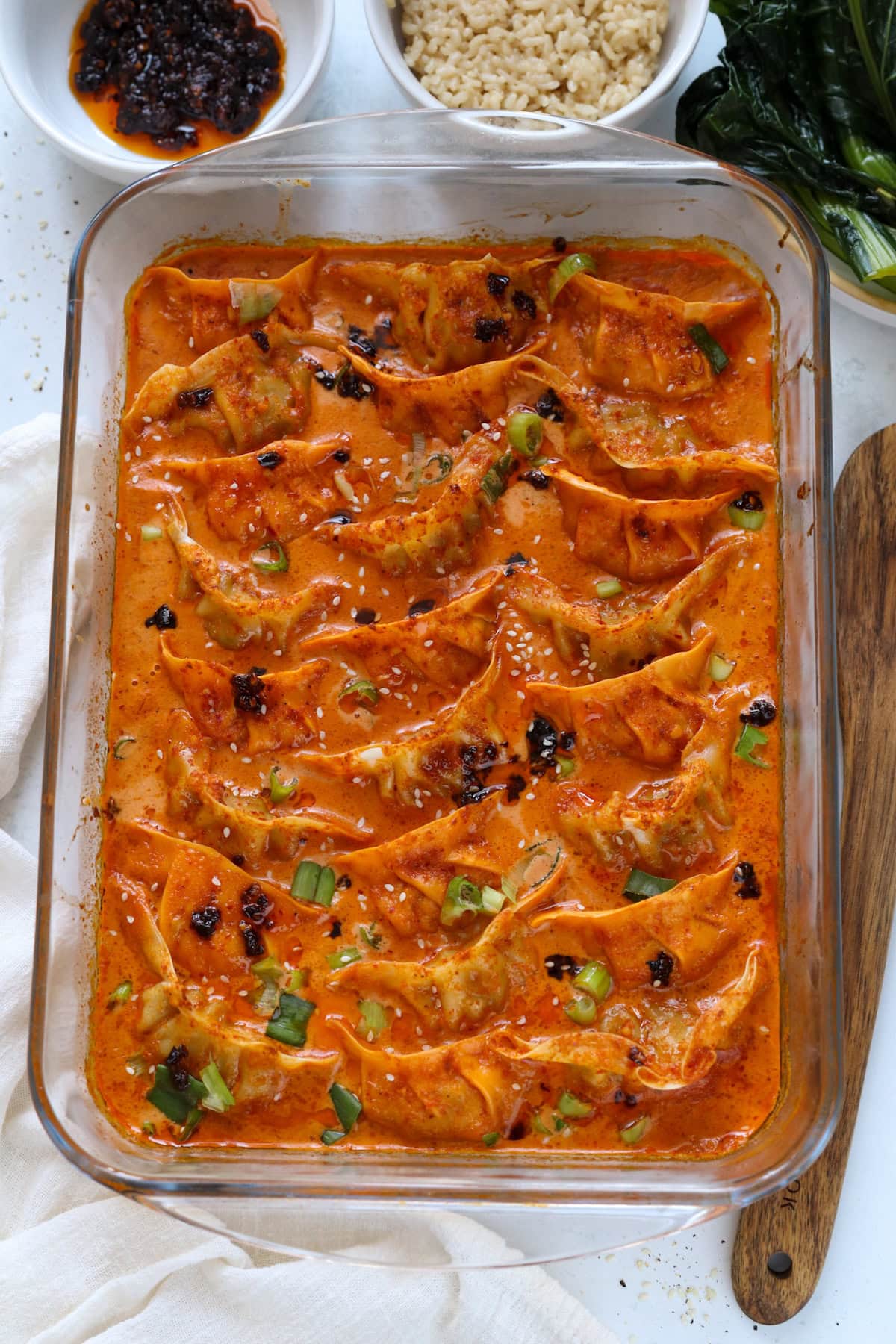 Baked dumplings