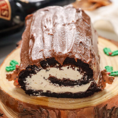 baileys yule log recipe