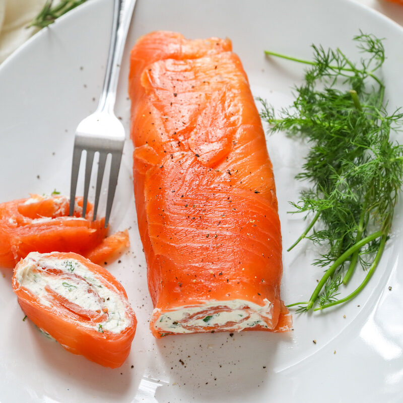 Smoked Salmon Roulade - My Morning Mocha