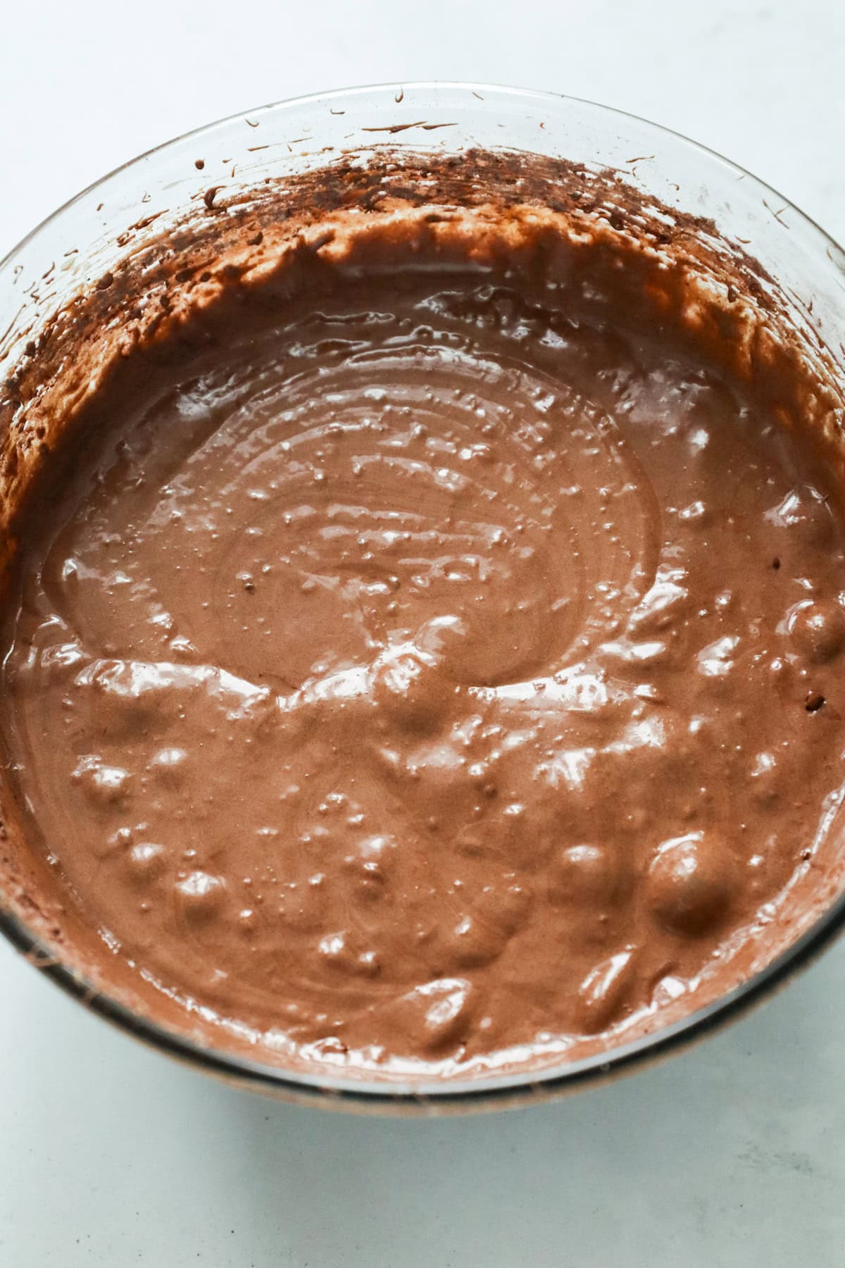 chocolate orange brownie batter