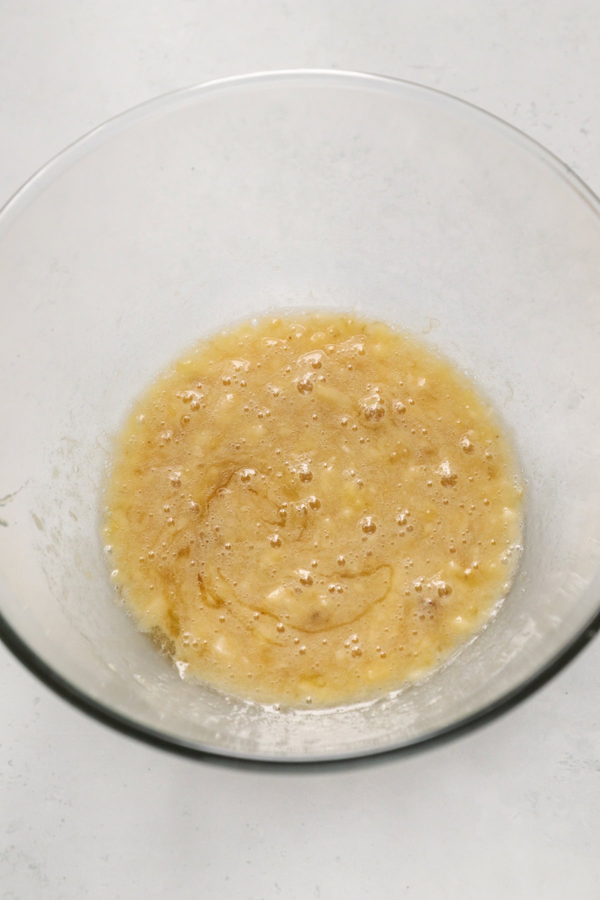 mashed bananas and honey