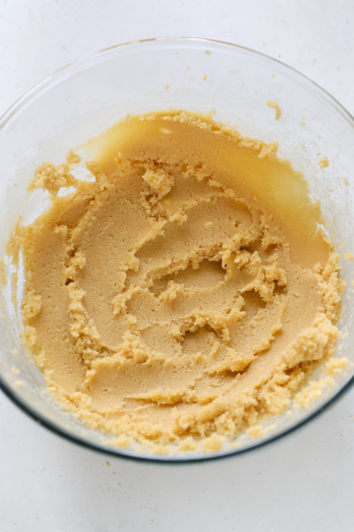 butter and sugar mixture together