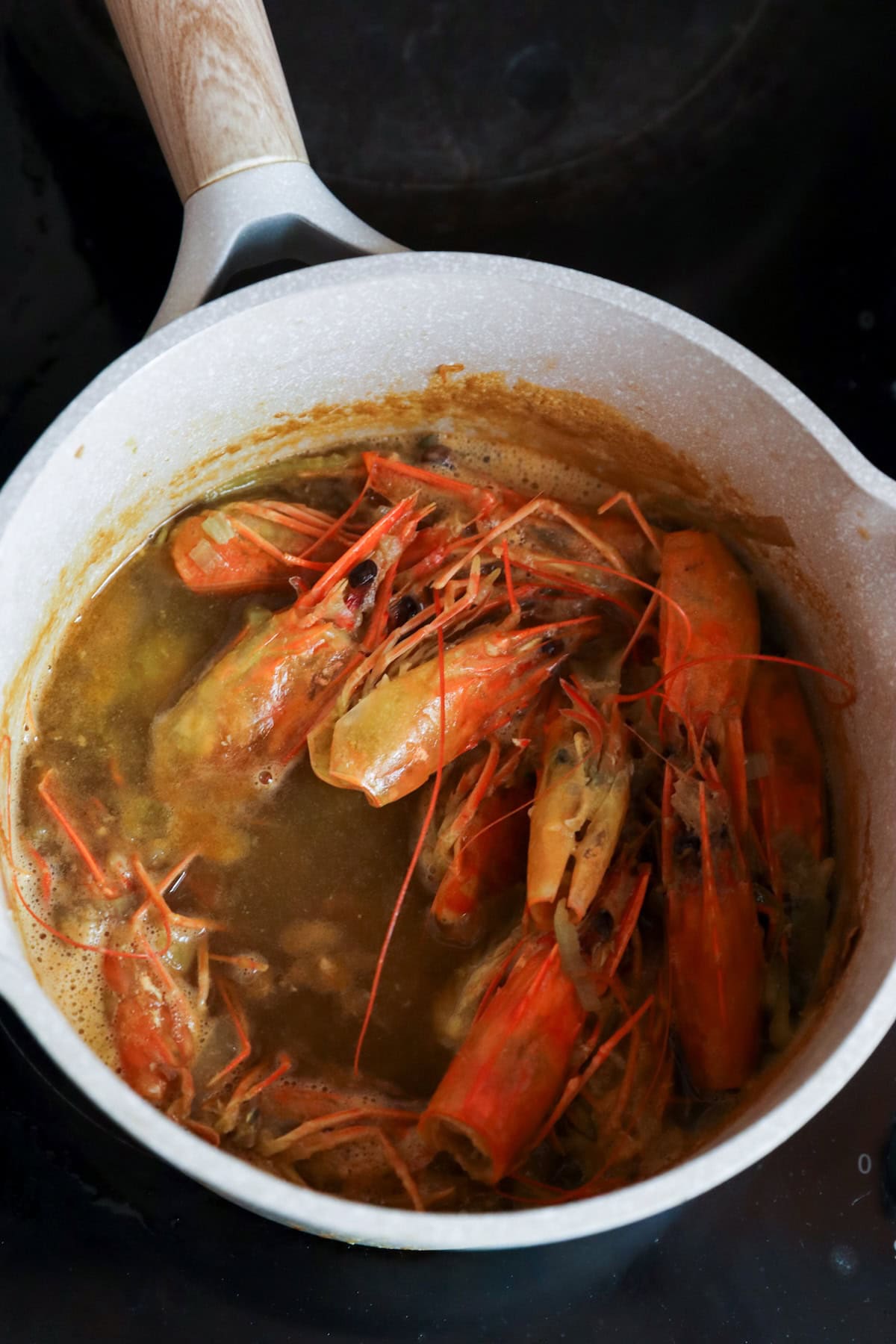 homemade prawn stock