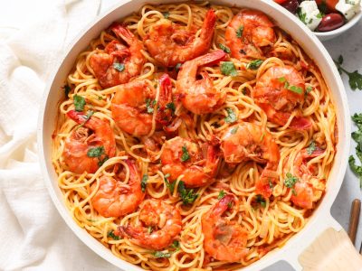 tasty prawn spaghetti recipe