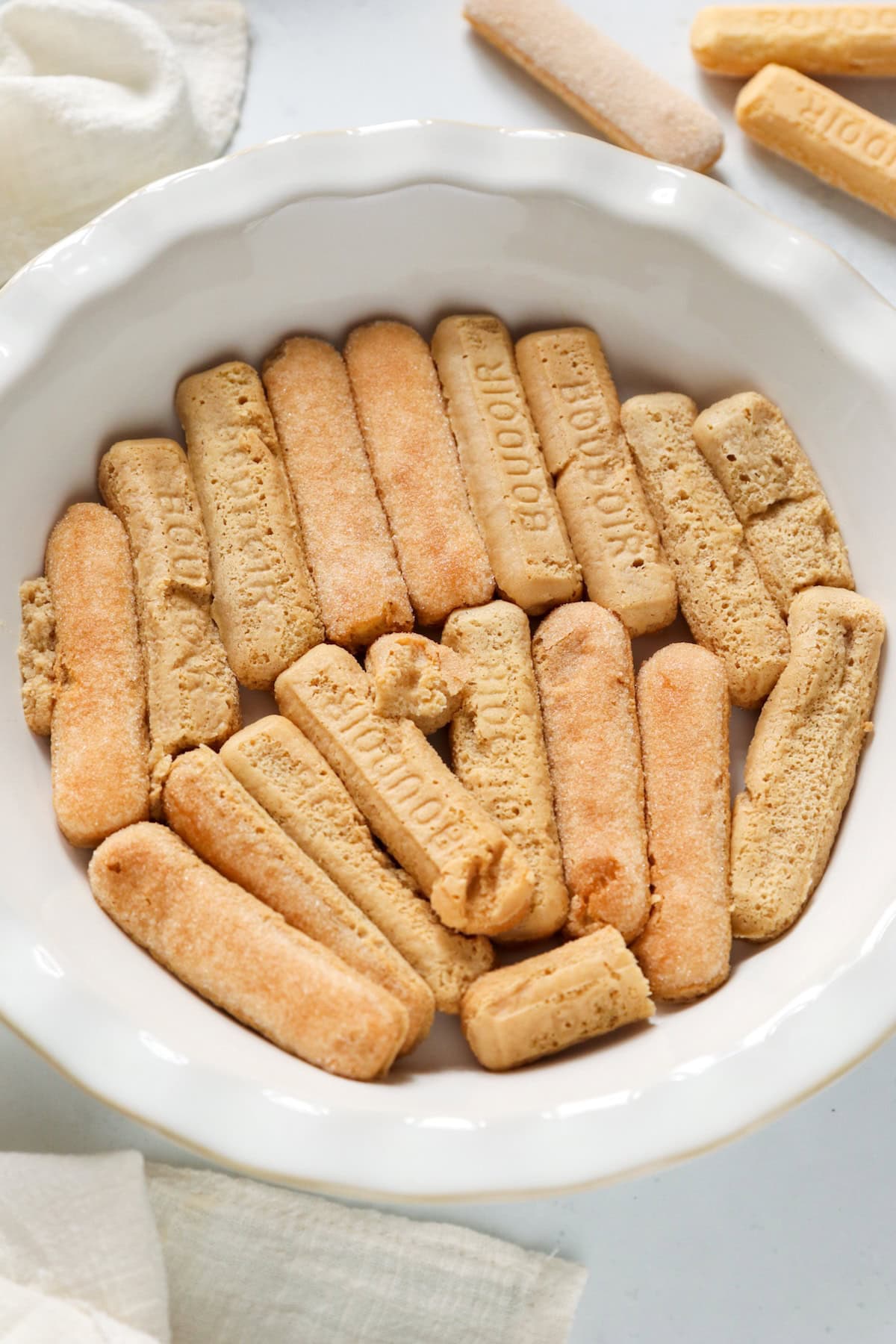 soaked lady fingers